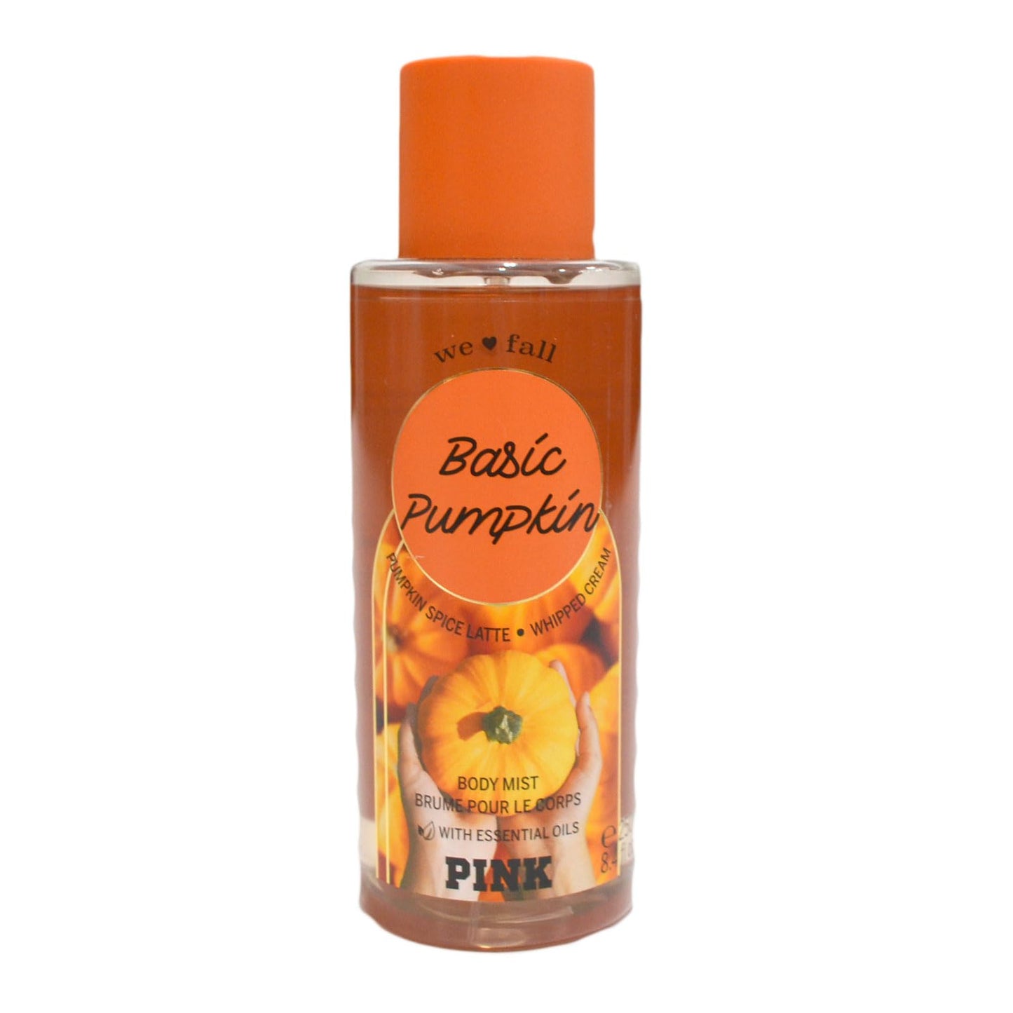 Victoria's Secret Pink Fragrance Mist 8.4 Fl Oz (Basic Pumpkin)