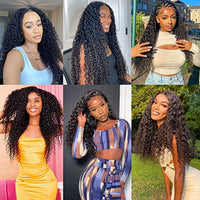 Deep Wave Lace Front Wigs Human Hair Wigs for Women Brazilian Lace Frontal Wigs Human Hair Pre Plucked with Baby Hair Natural Color (20 Inch, Natural Color 13X4 Deep Wave Lace Front Wig)