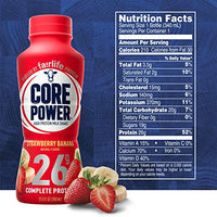 Core Power by fairlife High Protein (26g) Milk Shake, Strawberry Banana, 11.5 Fl Oz (Pack of 12)