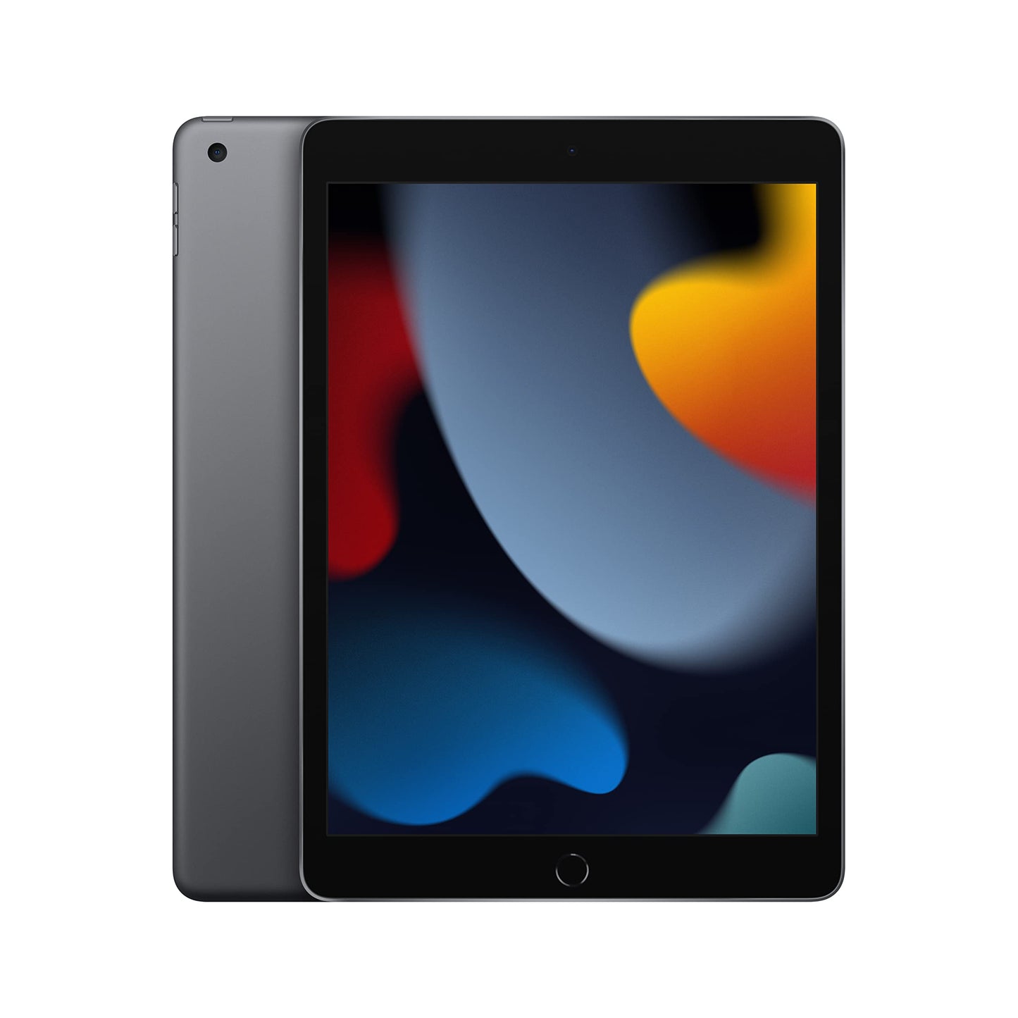 Apple iPad (9th Generation): with A13 Bionic chip, 10.2-inch Retina Display, 256GB, Wi-Fi, 12MP front/8MP Back Camera, Touch ID, All-Day Battery Life – Space Gray