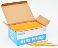 Rarlan Wood-Cased #2 HB Pencils, Pre-sharpened, 500 Count Bulk Pack