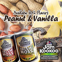 Carrageenan Irish Moss by Jam KooKoo Jamaica's Finest Premium Quality Jamaican Food Made from Real Ingredients, Authentic Taste (Vanilla)