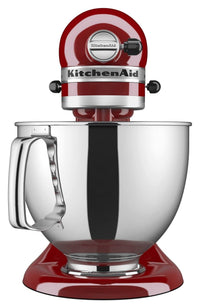 KitchenAid KSM150PSER Artisan Tilt-Head Stand Mixer with Pouring Shield, 5-Quart, Empire Red