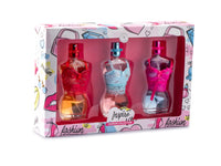 SCENTED THINGS Inspire Body Spray Girl Perfume Set | Little Girls to Teen Girl Gifts, Girl Birthday Gift, Body Mist Perfume Set in Mannequin Figure Shaped Bottles | Fashion Collection (3 Piece Set)