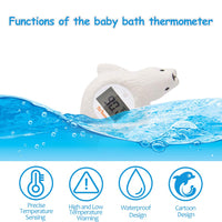 Doli Yearning Upgrade Baby Bath Thermometer Room Temperature| Water Thermometer|Kids' Bathroom Safety Products| Baby Bath(Seal Shape)℃/℉, LCD