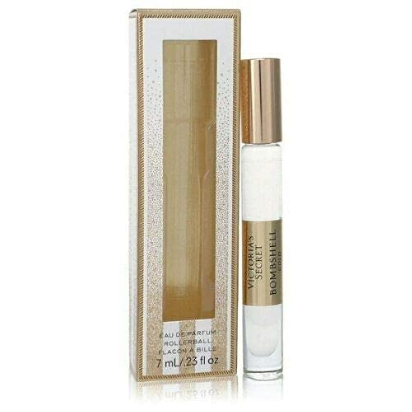 Victoria's Secret Bombshell Gold Eau de Parfum Rollerball, 0.23 Fl. Oz. / 7ml Travel Size (Bombshell Gold)