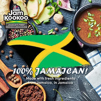 Jam Kookoo Jamaican Hot Sauce, Preimum Quality, Gluten Free, Non-GMO (Spicy Pimento)