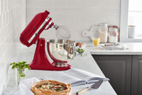 KitchenAid KSM150PSER Artisan Tilt-Head Stand Mixer with Pouring Shield, 5-Quart, Empire Red