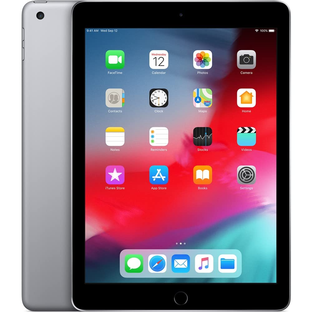 Apple iPad (2018 Model) with Wi-Fi only 32GB Apple 9.7in iPad - Space Gray (Refurbished)