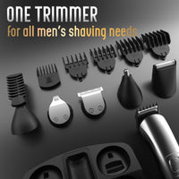 Ufree Beard Trimmer for Men, Electric Razor, Nose Hair Trimmer, Cordless Hair Clippers Shavers for Men, Mustache Body Face Beard Grooming Kit, Gifts for Men Husband Father, Waterproof