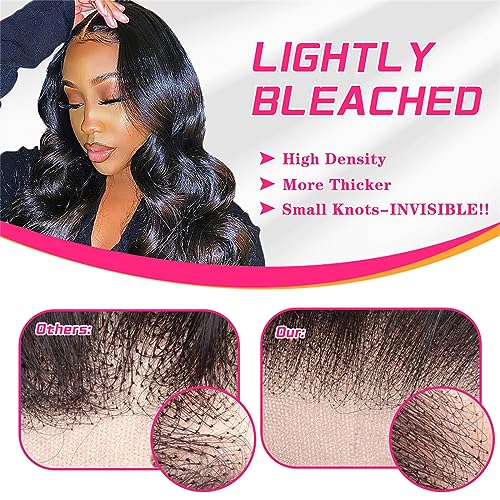 Wear and Go Glueless Lace Closure Wig for Beginners - 5x5 HD Lace, 180% Density Body Wave, Pre-Plucked and Pre-Cut - 26 Inch