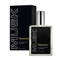 Dana Monsieur musk by dana for men cologne splash 4.0 ounce, 4.0 Ounce