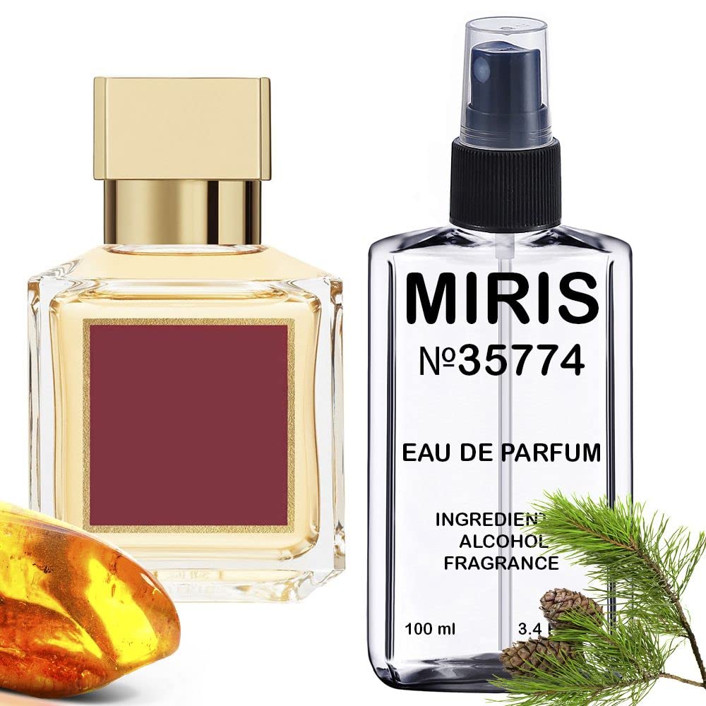 MIRIS No.35774 | Impression of Baccarat Rouge 540 | Unisex For Women and Men Eau de Parfum | 3.4 Fl Oz / 100 ml