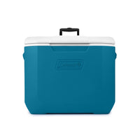 Coleman 60qt Ocean Blue Wheeled Portable Cooler with Insulated Hard Cooling, Heavy-Duty Wheels & Handle, Great for Camping, Tailgating, Beach, Picnic, Groceries, Boating & More