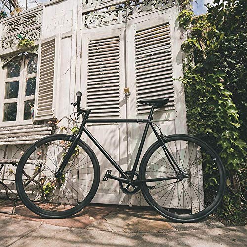 6KU Fixed Gear Single Speed Urban Fixie Road Bike, Slate L/55cm