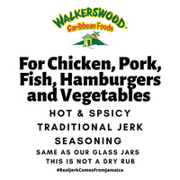 Walkerswood Traditional Jamaican Jerk Seasoning, Hot and Spicy, 128 Fl Oz