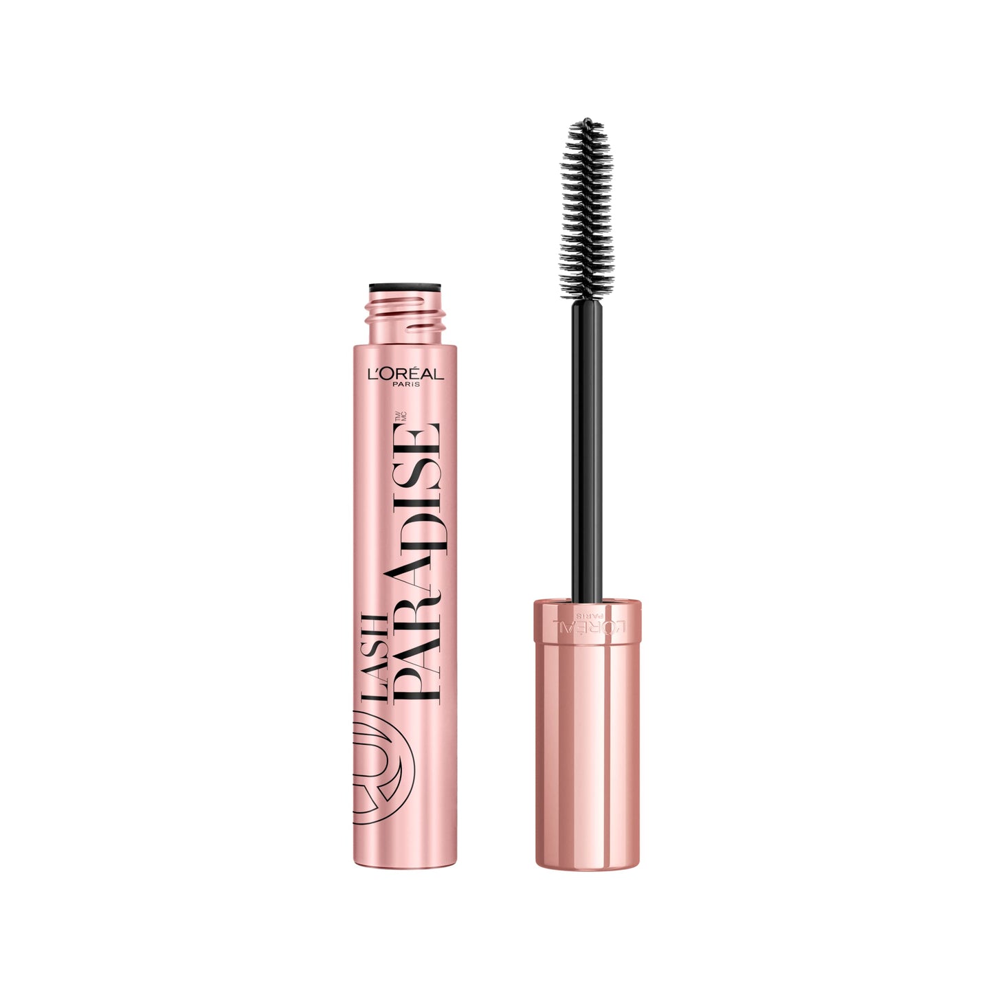 L’Oréal Paris Voluminous Makeup Lash Paradise Mascara, Voluptuous Volume, Intense Length, Feathery Soft Full Lashes, No Flaking, No Smudging, No Clumping, Blackest Black, 1 Count, Packaging May Vary