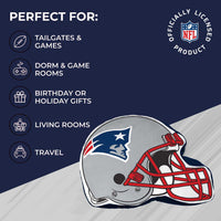 Northwest NFL Helmet Football Super Soft Plush Pillow - 16" - Decorative Pillows for Sofa or Bedroom - Perfect for Game Day (New England Patriots - Blue)
