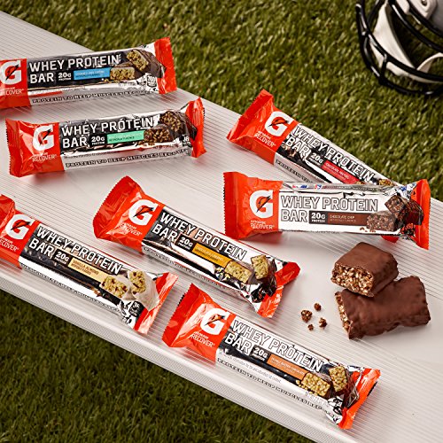 Gatorade Whey Protein Bars, Chocolate Caramel,12 Count (Pack of 1)