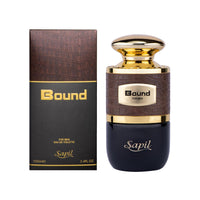 Sapil Perfumes “Bound for Men” Long-lasting, enticing scent for every day from Dubai Oriental Spicy scent EDT spray fragrance 3.4 Oz (100 ml)