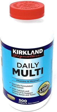 Kirkland Signature – Mature Multi Adult 50+ 400 Tablets + Daily Multi 500 Tablets (Bundle 2 Units Total)