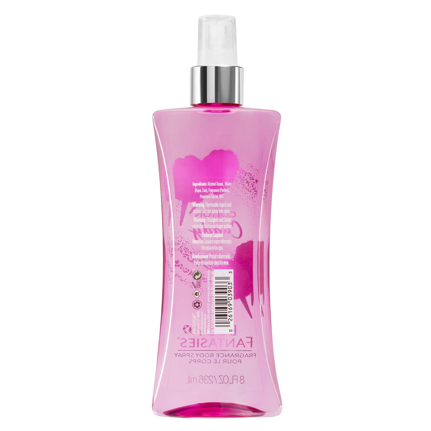 Body Fantasies Signature Fragrance Body Spray, Cotton Candy, 8 Fluid Ounce