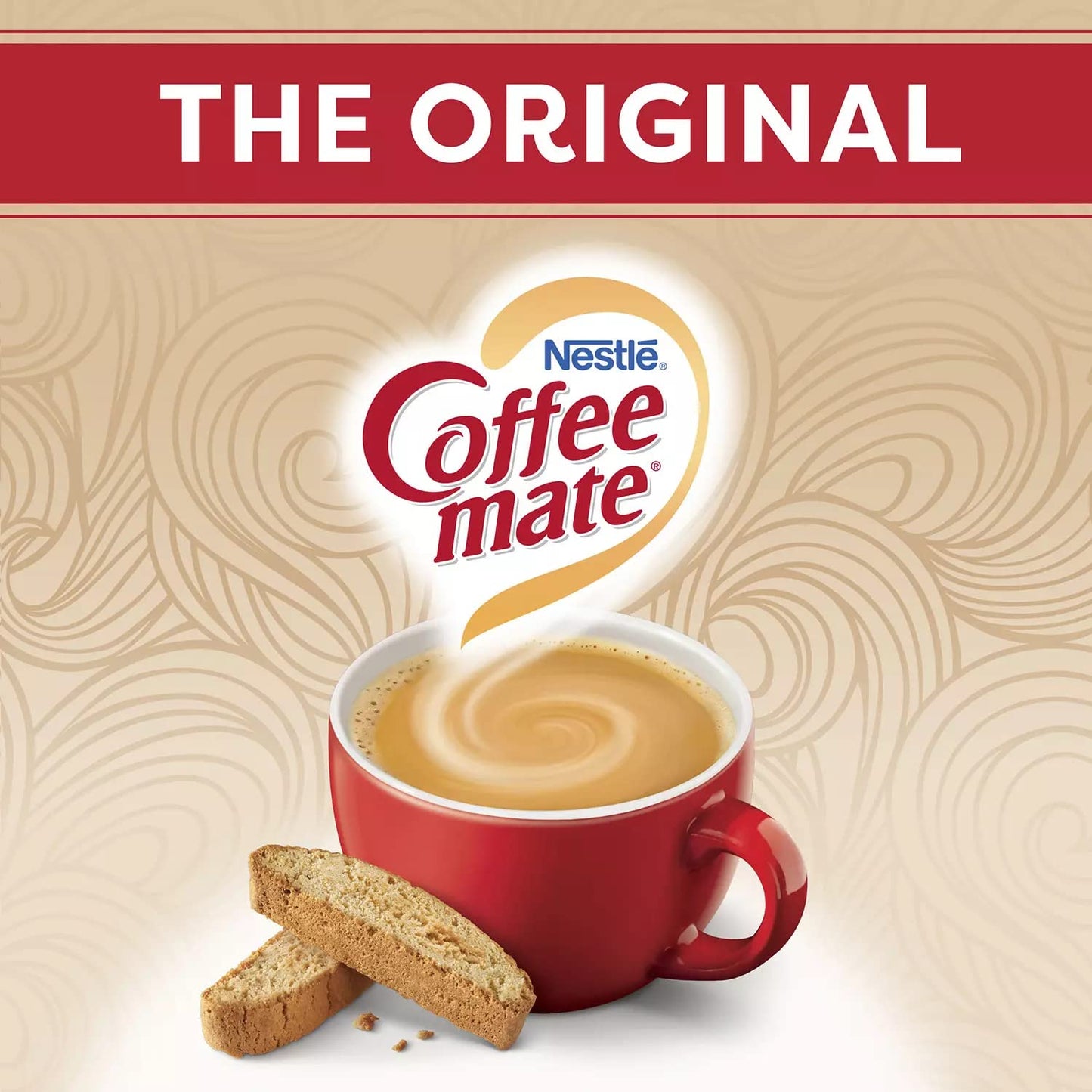 Coffee mate The Original Powder Creamer, 11 oz (Pack of 4) with By The Cup Scoop