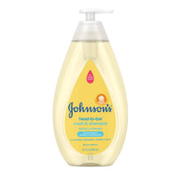 Johnson's Head-To-Toe Gentle Baby Body Wash & Shampoo, Tear-Free, Sulfate-Free & Hypoallergenic Bath Wash & Shampoo for Baby's Sensitive Skin & Hair, Washes Away 99.9% Of Germs 27.1 fl. oz