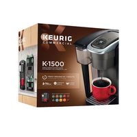 Keurig K-1500 Commercial Coffee Maker,Black 12.4" x 10.3" x 12.1"