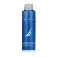 Nautica Blue Deodorizing Body Spray - Iconic, Vegan Formula, Deodorant Spray, Refreshing Bergamot and Earthy Sandalwood, 6.0oz