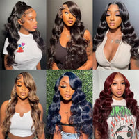 CAOKIA Body Wave Lace Front Wigs Human Hair Pre Plucked 180% Density 13x4 HD Transparent Lace Frontal Wig Human Hair with Baby Hair Glueless Human Hair Wigs for Black Women Natural Color 22 Inch