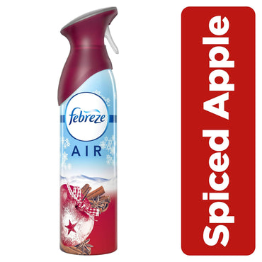 Febreze Air Mist Air Freshener Spray, Winter Collection Limited Edition, Spiced Apple Scent, 10.1 oz. (Pack of 3)