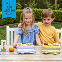 Bentgo® Kids Prints Leak-Proof, 5-Compartment Bento-Style Kids Lunch Box - Ideal Portion Sizes for Ages 3 to 7 - BPA-Free, Dishwasher Safe, Food-Safe Materials (Dinosaur)