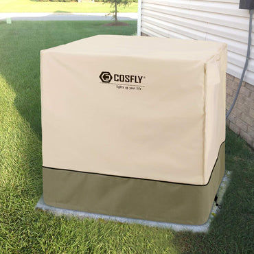 COSFLY Air Conditioner Cover for Outside Units-Durable AC Cover Water Resistant Fabric Windproof Design -Square Fits up to 36 x 36 x 39 inches