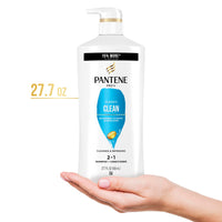 Pantene 2-in-1 Shampoo and Conditioner Twin Pack with Hair Treatment Set, Classic Clean, 1 Set