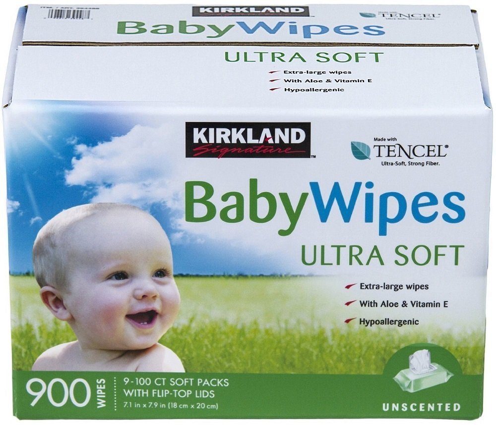 Kirkland Signature Unscented Ultrasoft Baby Wipes - 900 Wipes