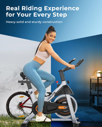 YOSUDA Indoor Cycling Bike Stationary Bike - 2023 Version-Cycle Bike with Ipad Mount & Comfortable Seat Cushion