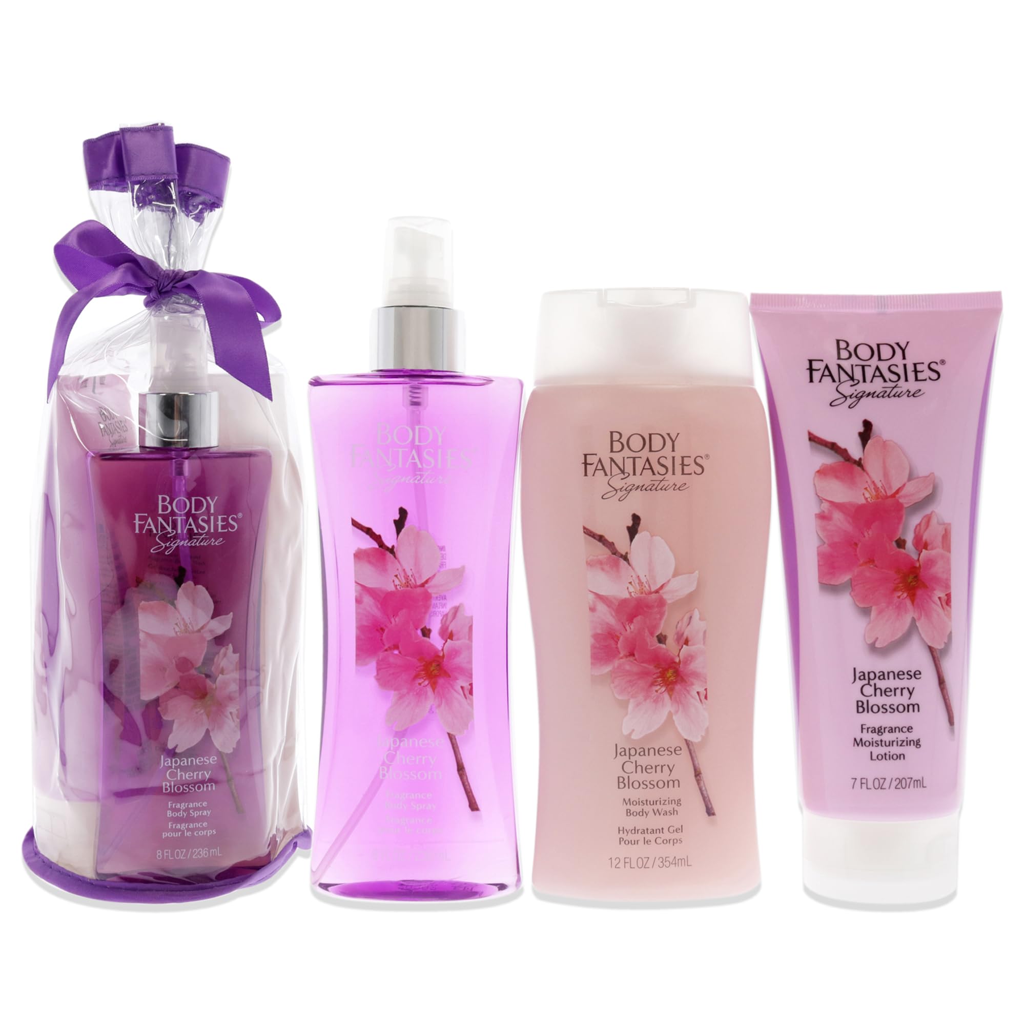 Body Fantasies Signature Japanese Cherry Blossom 3 Piece Gift Set for Women