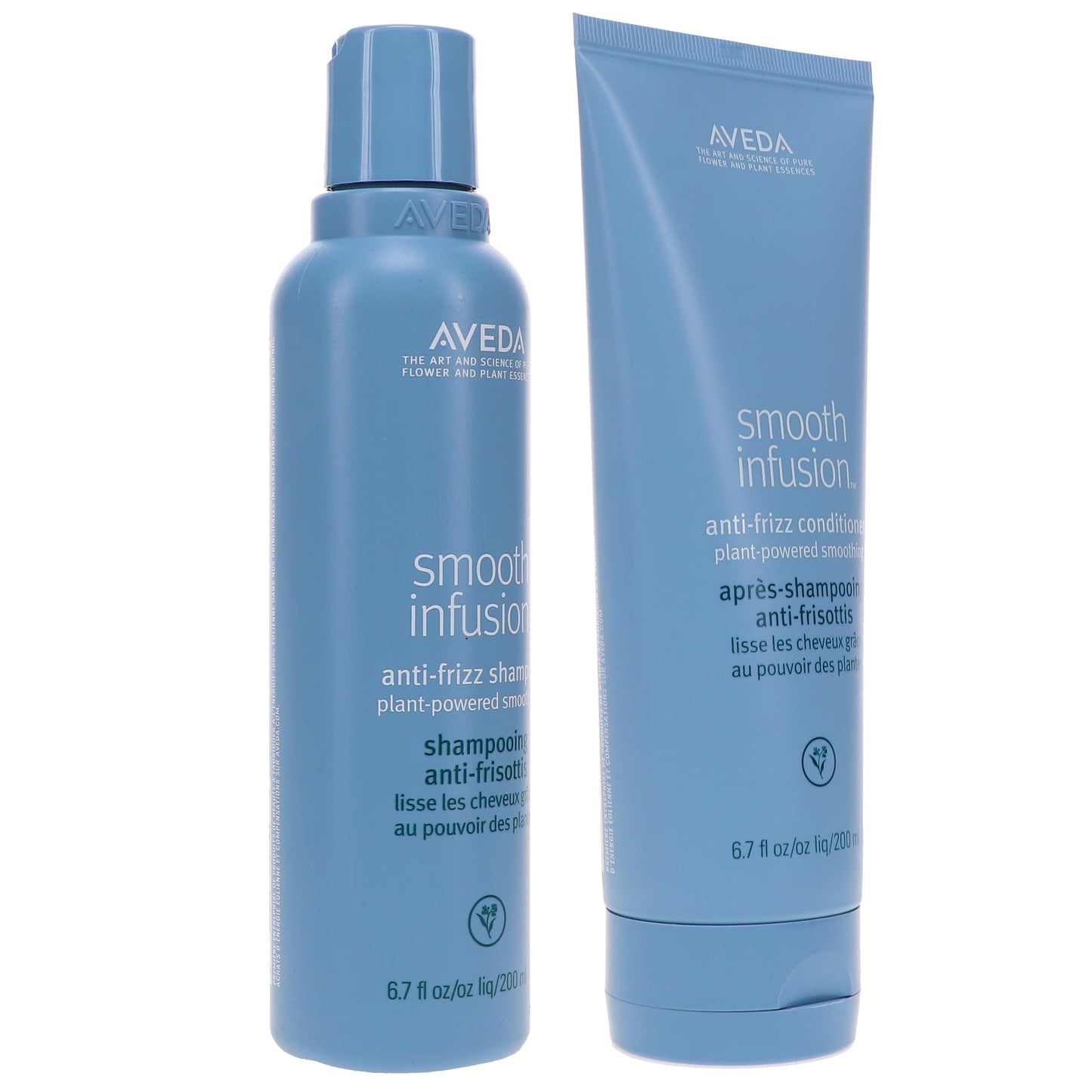 Aveda Smooth Infusion Anti Frizz Shampoo and Anti Frizz Conditioner 200ml