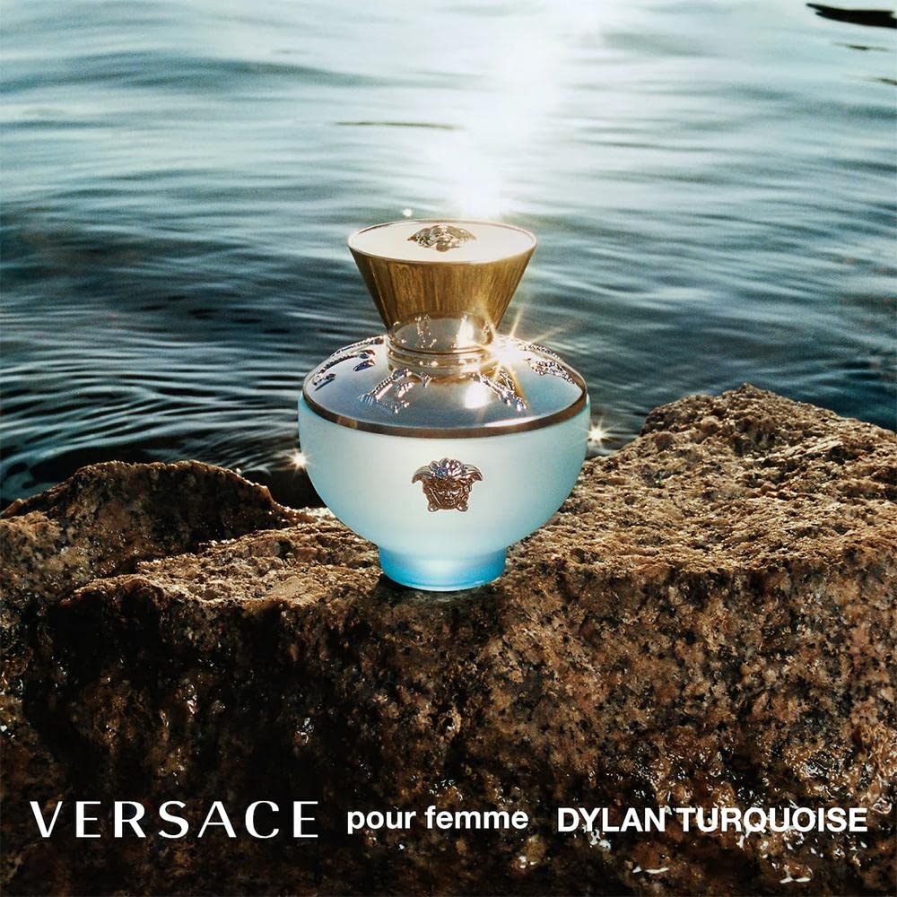 Versace Dylan Turquoise Eau DeToilette Mini Splash Women's Perfume 0.17 oz/5ml