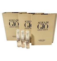 GIORGIO ARMANI Men Acqua Di GIO Absolu De Parfum Sample Spray Perfume 1.2ml /.04 oz - 3 PCS set