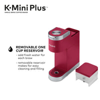 Keurig K-Mini Plus Single Serve K-Cup Pod Coffee Maker, Cardinal Red