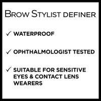 L’Oréal Paris Makeup Brow Stylist Definer Waterproof Eyebrow Pencil, Ultra-Fine Mechanical Pencil, Draws Tiny Brow Hairs and Fills in Sparse Areas and Gaps, Dark Brunette, 0.003 Oz