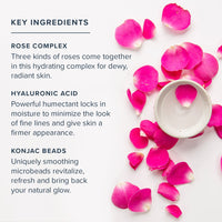 Heritage Store Rosewater Jelly Face Mask, Hydrating Treatment for Dry Combination Skin, Refreshing Gel Facial Mask Locks in Moisture with Hyaluronic Acid & Rose Complex, Vegan & Cruelty Free, 2oz