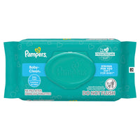 Pampers Baby Clean Wipes, Baby Fresh Scented - 72 Count