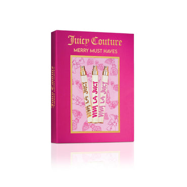 Juicy Couture, 3 Piece Fragrance Set Viva La Juicy Eau De Parfum, Women's Perfume Set Includes Three Coffret Mini Perfumes - Fruity & Sweet Travel Coffret Perfume for Women