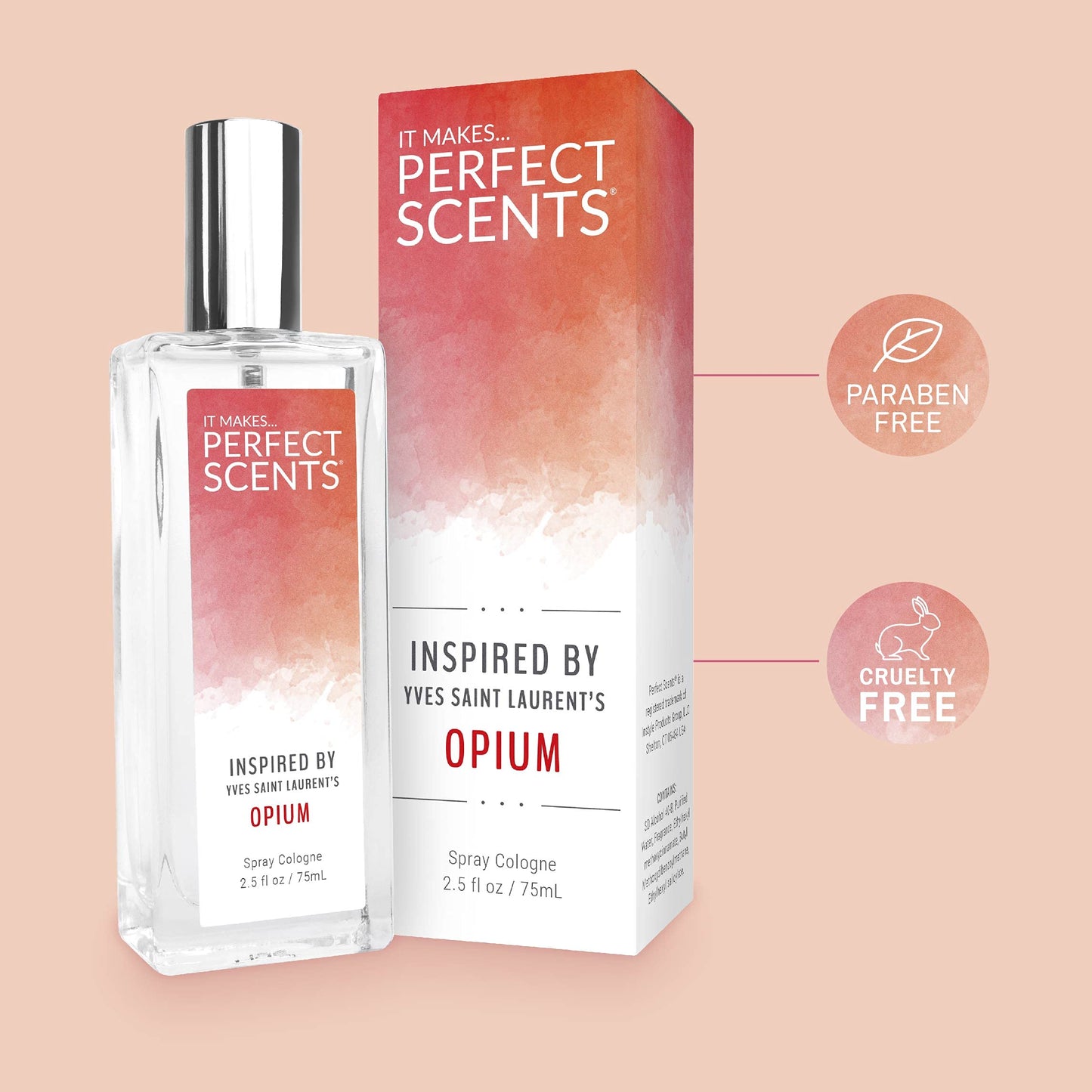 Perfect Scents Fragrances |Inspired by Yves Saint Laurent's Opium | Women’s Eau de Toilette |Paraben Free | Never Tested on Animals | 2.5 Fluid Ounces