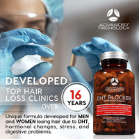 DHT BLOCKER - Hair Growth Supplement for Genetic Thinning for Men and Women | Approved* by American Hair Loss Association | Guaranteed, Backed by 20 Years of Experience in Hair Loss Treatment Clinics