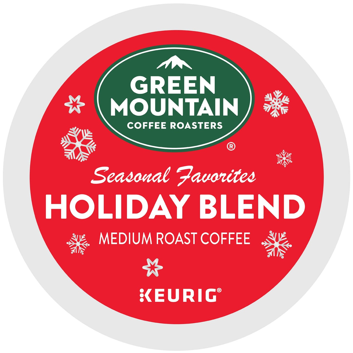 Green Mountain Coffee Roasters Holiday Blend, Keurig Single Serve K-Cup Pods, 72 Count (6 Packs of 12)