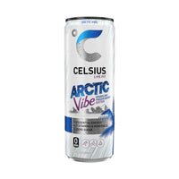 CELSIUS Arctic Vibe Sparkling Frozen Berry, Functional Essential Energy Drink, 12 Fl Oz (Pack of 12)